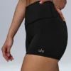 Pantalón corto High-Waist Airlift de 3" - Negro