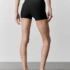 Pantalón corto «High-Waist Airlift» de corte elegante de 3" — Negro