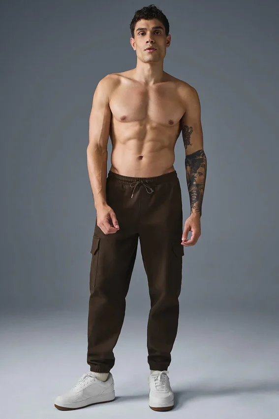 Pantalón de chándal de edición en ante - Espresso
