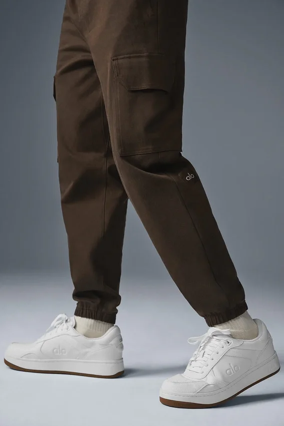 Pantalón de chándal de edición en ante - Espresso