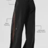 Pantalón de chándal High-Waist y pierna ancha Origin - Negro