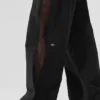 Pantalón de chándal High-Waist y pierna ancha Origin - Negro