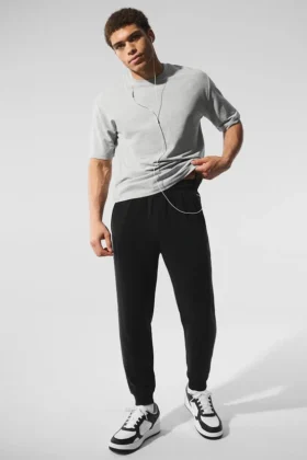 Pantalón de chándal Micro Waffle Fast Break - Negro
