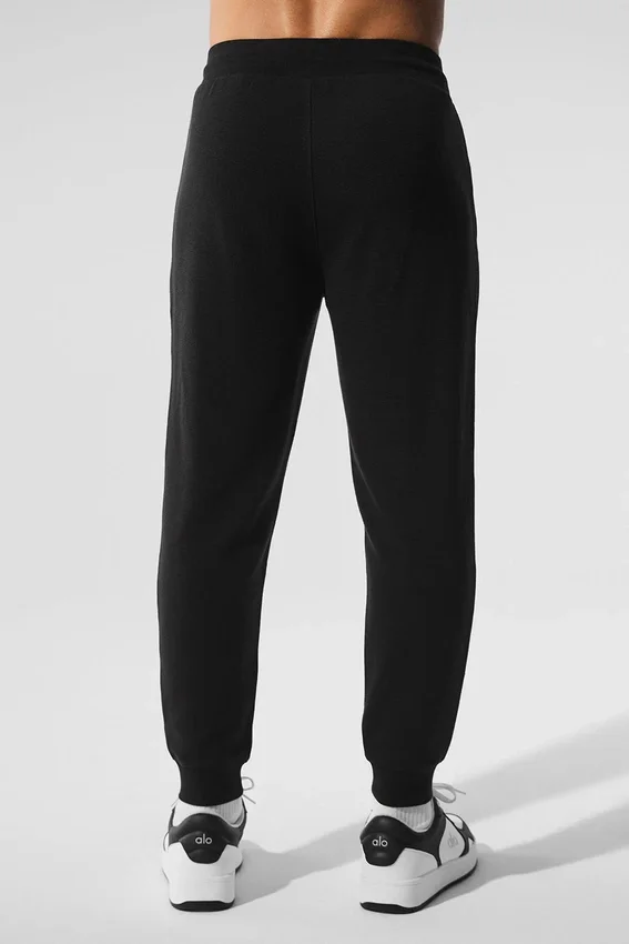 Pantalón de chándal Micro Waffle Fast Break - Negro