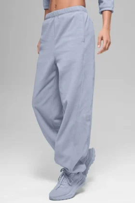 Pantalón de chándal «Retreat» de felpa polar High-Waist - Winter Frost