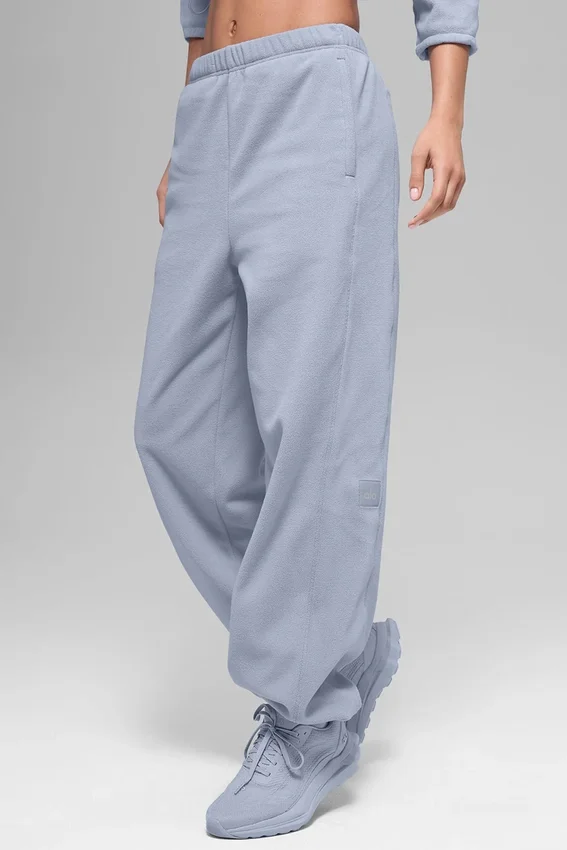 Pantalón de chándal «Retreat» de felpa polar High-Waist - Winter Frost