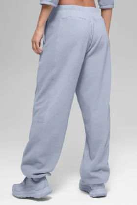 Pantalón de chándal «Retreat» de felpa polar High-Waist – Winter Frost