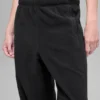 Pantalón de chándal «Retreat» de forro polar High-Waist — Negro