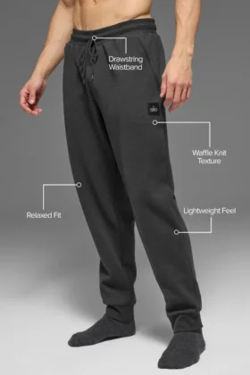 Pantalón de chándal Waffle Lounge – Antracita