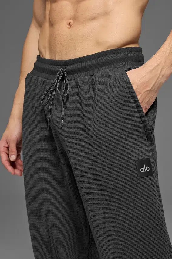Pantalón de chándal Waffle Lounge – Antracita