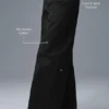 Pantalón de pierna ancha Wanderlust - Negro
