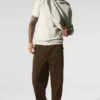 Pantalón de pierna recta con acabado de ante de la colección Edition - Espresso