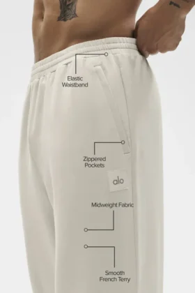 Pantalón de pierna recta Double Take – Bone