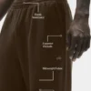 Pantalón de pierna recta Double Take - Espresso