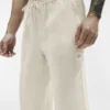 Pantalón de pierna recta Linen Days - Color hueso
