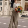 Pantalón de traje (Regular) - Gravel