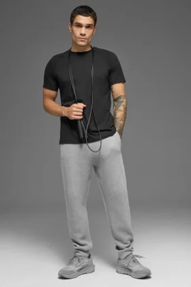 Pantalón deportivo Sports Club - Gris jaspeado deportivo