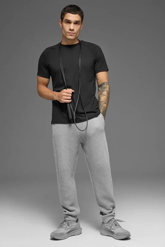 Pantalón deportivo Sports Club - Gris jaspeado deportivo