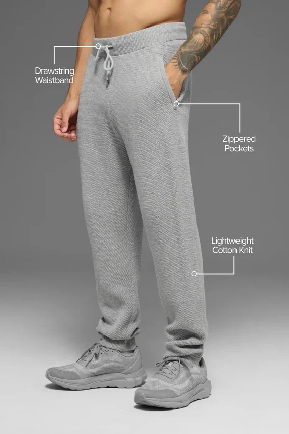 Pantalón deportivo Sports Club - Gris jaspeado deportivo