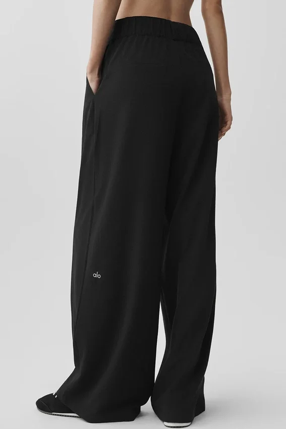 Pantalón Dreamscape High-Waist (corte regular) - Negro