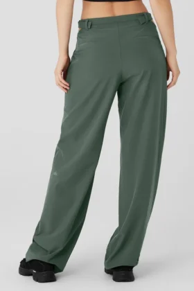 Pantalón Showdown de talle medio – Dark Cactus
