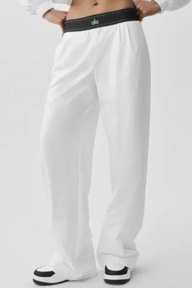 Pantalón Suit Up (largo) - Blanco/Negro