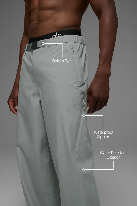 Pantalones Alpha Shell - Gris lunar