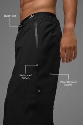 Pantalones Alpha Shell – Negro