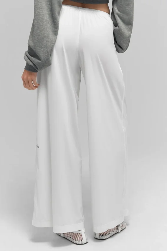 Pantalones Breezy de pierna ancha (corte regular) - Blanco