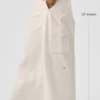 Pantalones cargo de pierna ancha (largos) - Marfil