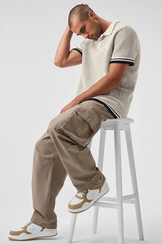 Pantalones cargo de ripstop - Gravel