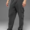 Pantalones cargo Double Take - Antracita