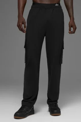 Pantalones cargo Double Take - Negro