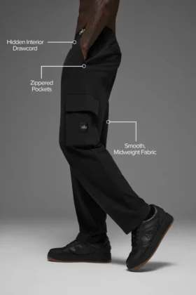 Pantalones cargo Double Take – Negro