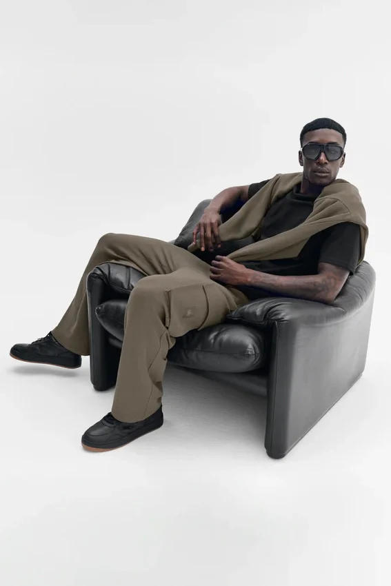 Pantalones cargo Double Take - Olivo