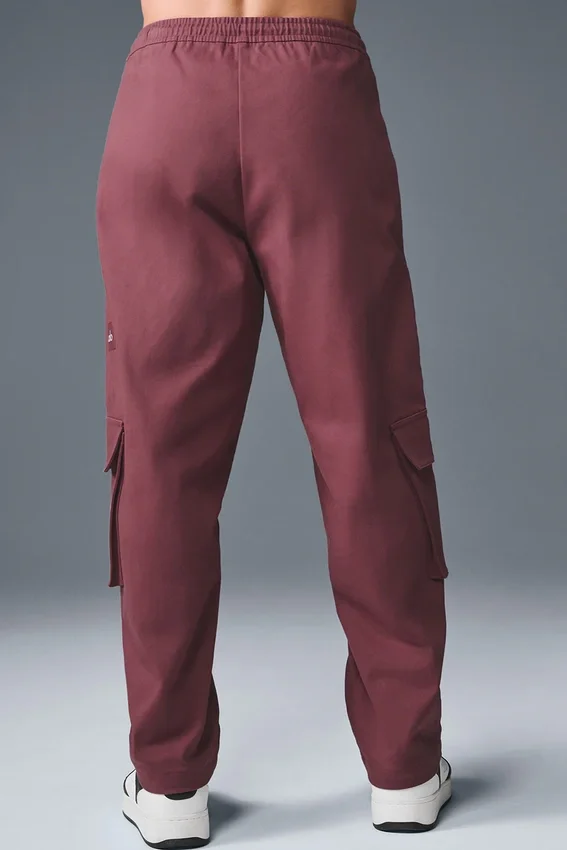 Pantalones cargo Northstar - Burdeos trufa