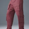 Pantalones cargo Northstar - Burdeos trufa