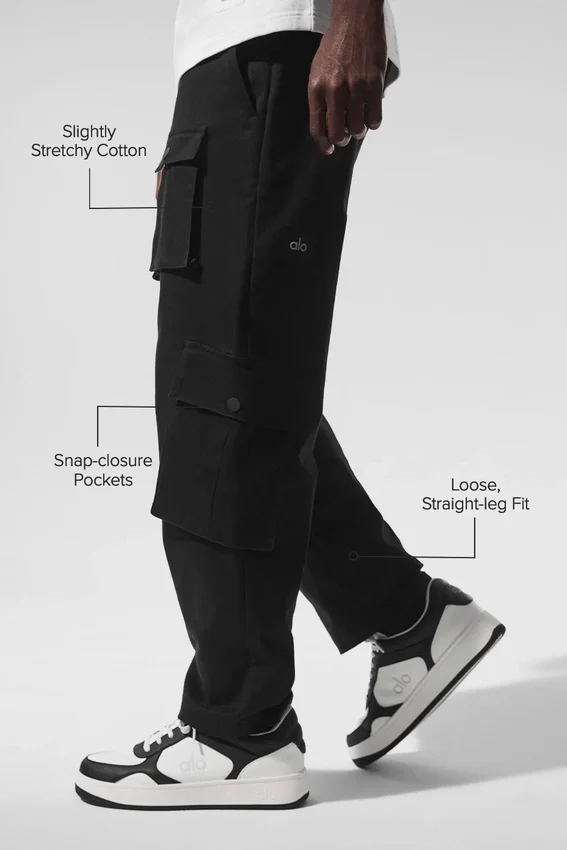 Pantalones cargo Northstar - Negro
