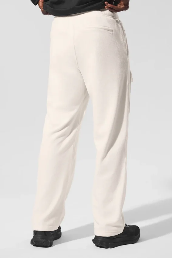 Pantalones cargo Ridge de forro polar - Marfil