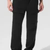 Pantalones cargo Ridge de forro polar — Negro