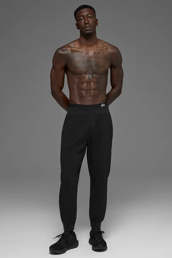 Pantalones Co-Op (corte regular) - Negro