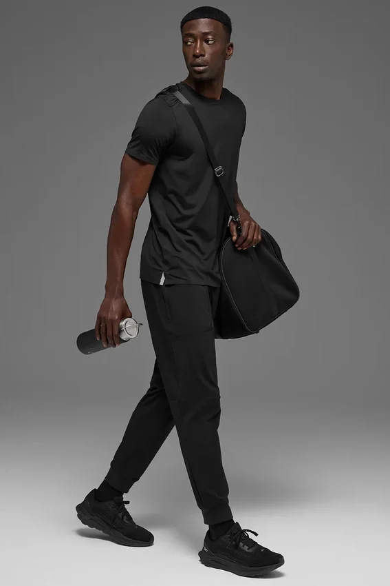 Pantalones Co-Op (corte regular) - Negro