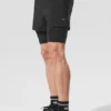 Pantalones cortos 2 en 1 Revival de 5" - Negro/Negro