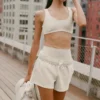 Pantalones cortos Accolade - Avena jaspeada