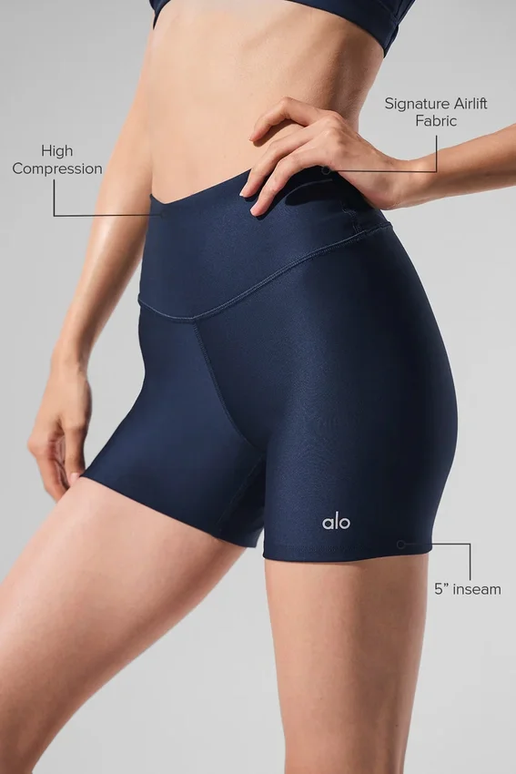 Pantalones cortos Airlift Energy de 5" - Azul marino