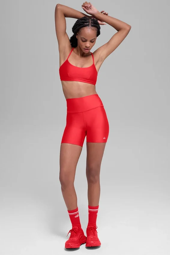 Pantalones cortos Airlift Energy de 5" - Rojo brillante