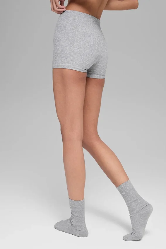 Pantalones cortos Alosoft Sincere Micro - Gris jaspeado deportivo