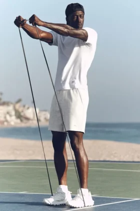 Pantalones cortos Chill - Blanco jaspeado