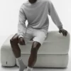 Pantalones cortos Chill - Gris jaspeado deportivo