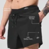 Pantalones cortos Circuit de 7" - Negro
